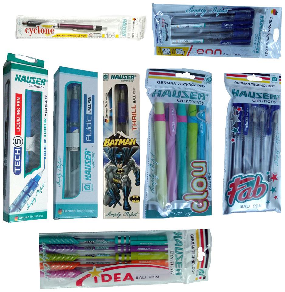 Hauser Ball Pen ( Blue Set of 8 )
Hauser Ball Pen ( Blue Set of 8 )