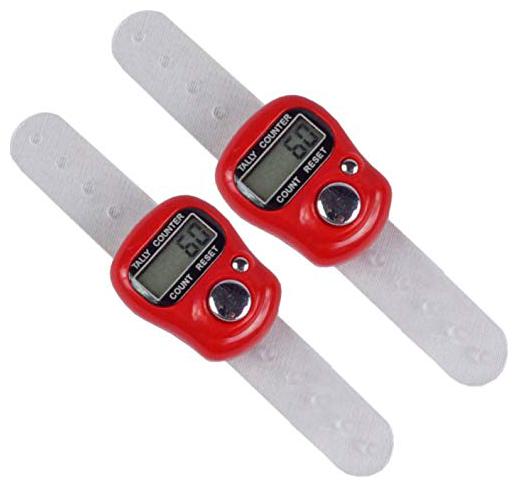 jain star Hand Finger Tally Counter Digital Electronic Counter (Pack of 2Pcs) Assorted Colors
jain star Hand Finger Tally Counter Digital Electronic Counter (Pack of 2Pcs) Assorted Colors