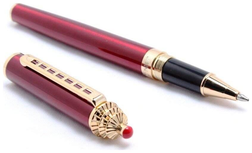 Jinhao Rollerball Pen the Temple of Heaven Shine Red Metal Body WIth golden clip New
Jinhao Rollerball Pen the Temple of Heaven Shine Red Metal Body WIth golden clip New