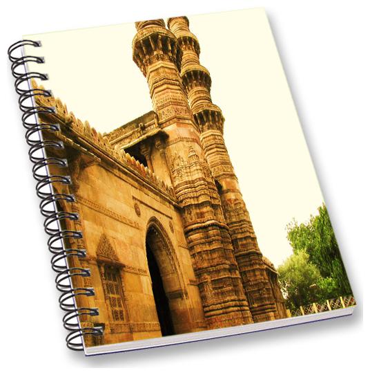 RADANYA Historical Place A5 Notebook Wirebound Ruled Paper Diary 
RADANYA Historical Place A5 Notebook Wirebound Ruled Paper Diary