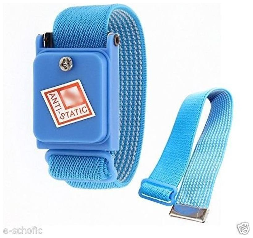 SCHOFIC PACK OF 75 Anti-Static ESD Safe Discharge Wristband Wrist Strap band Cordless Tool- Blue
SCHOFIC PACK OF 75 Anti-Static ESD Safe Discharge Wristband Wrist Strap band Cordless Tool- Blue
