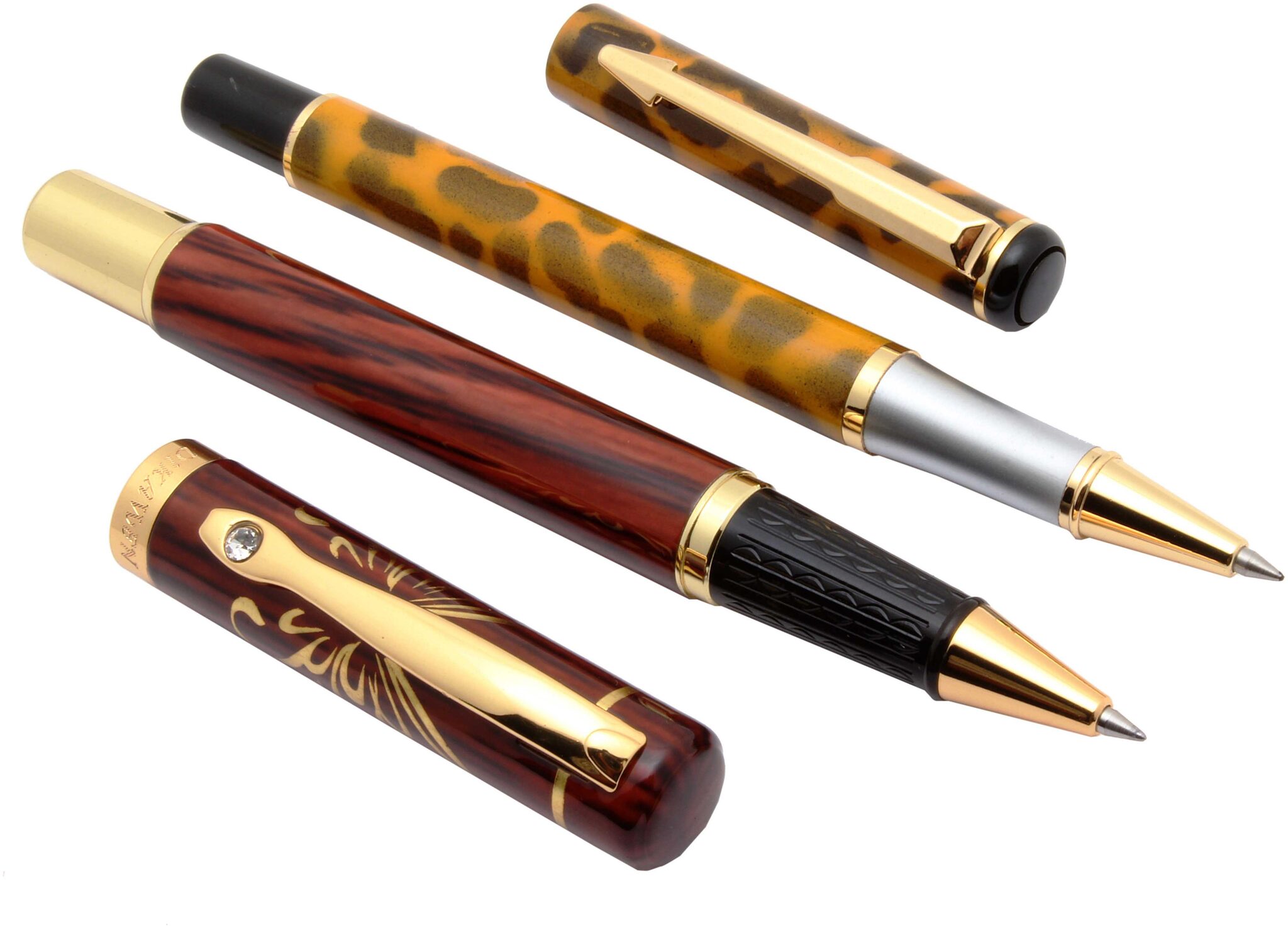 SRPC Set Of 2 - Exclusive Leopard Marbled Designer Roller Ball Pens Designer Gift
SRPC Set Of 2 - Exclusive Leopard Marbled Designer Roller Ball Pens Designer Gift