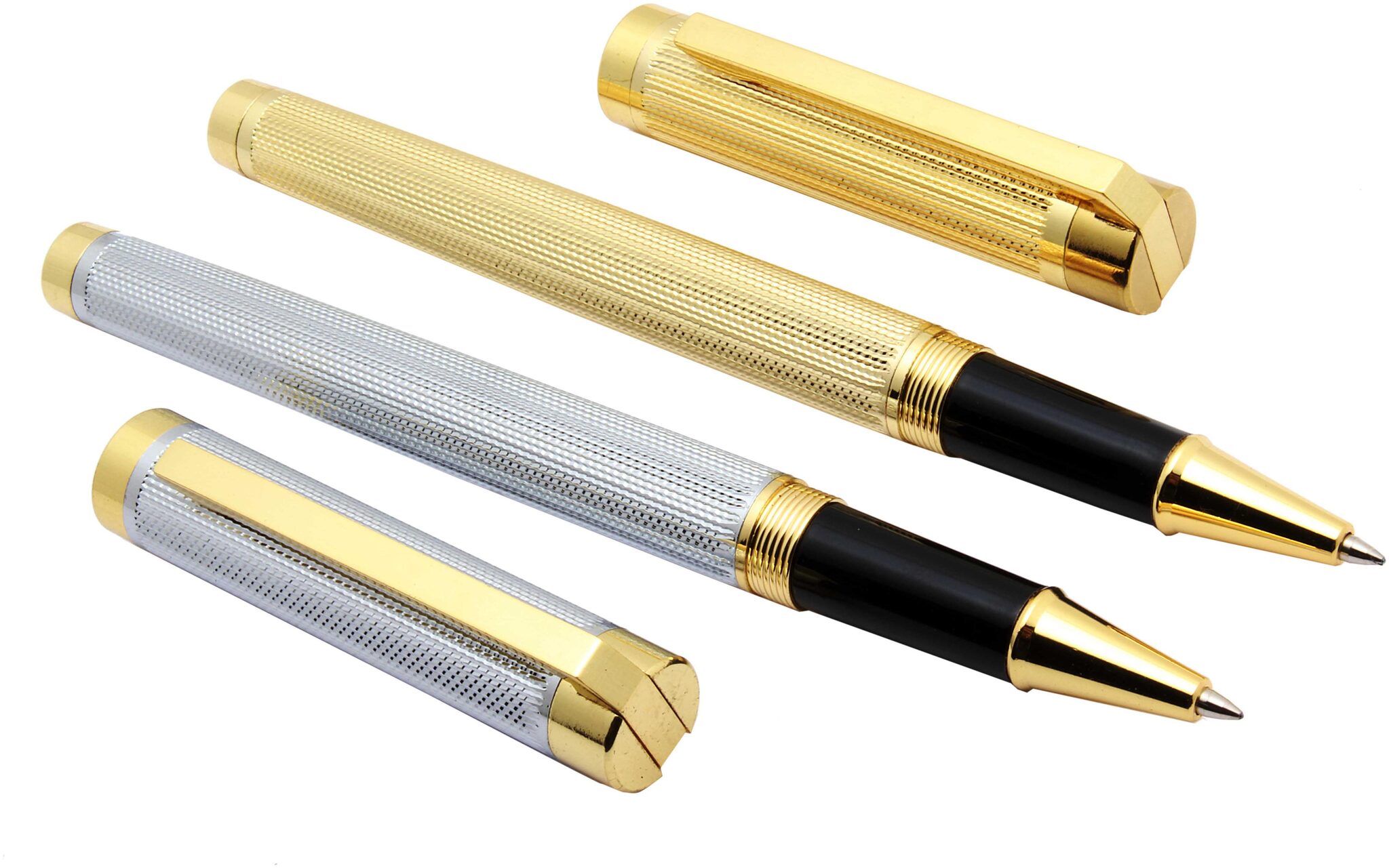 SRPC Set Of 2 - Royal Frontier Signature Roller Ball Pens Silver Golden Designer Gift
SRPC Set Of 2 - Royal Frontier Signature Roller Ball Pens Silver Golden Designer Gift