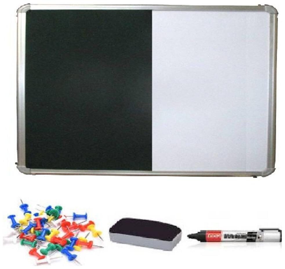 SHARRY DESIGNS Notice or Bulletin Board or Soft or Pin-up board White Classic 1 5 foot x 2 foot (10 board Pins)
SHARRY DESIGNS Notice or Bulletin Board or Soft or Pin-up board White Classic 1 5 foot x 2 foot (10 board Pins)
