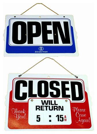 SONICKARTS Open - Close we are Closed Will Return Hanging Sign Board with Will Return Adjustable time Two Sided Durable and Sturdy for Office Clinic Departmental Store
SONICKARTS Open - Close we are Closed Will Return Hanging Sign Board with Will Return Adjustable time Two Sided Durable and Sturdy for Office Clinic Departmental Store