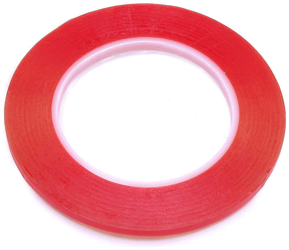 VCR RED Strong Acrylic Transparent Adhesive - Double Sided Heat Resistant - (Polyester Tape) - 45 m in Length - 10mm Width - 1 Roll Per Pack
VCR RED Strong Acrylic Transparent Adhesive - Double Sided Heat Resistant - (Polyester Tape) - 45 m in Length - 10mm Width - 1 Roll Per Pack