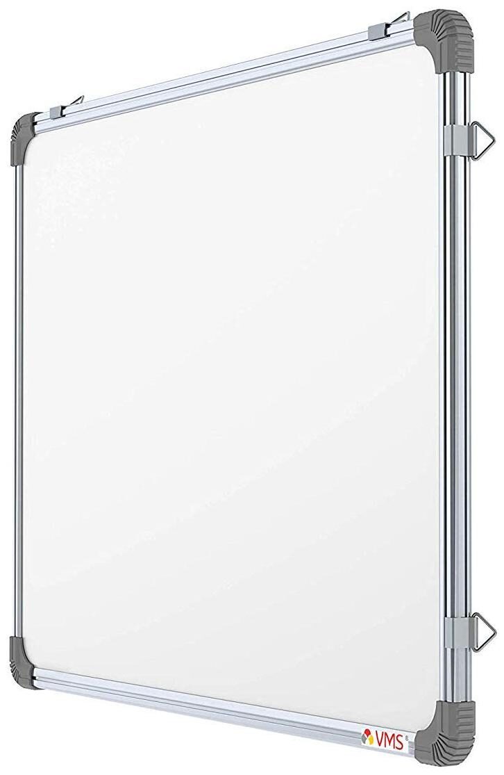 VMS OfficeBuddy Single-Sided Non-Magnetic White Board with lightweight Aluminium Frame for Kids Home School - 3 x 4 Feet (Pack of 2)
VMS OfficeBuddy Single-Sided Non-Magnetic White Board with lightweight Aluminium Frame for Kids Home School - 3 x 4 Feet (Pack of 2)