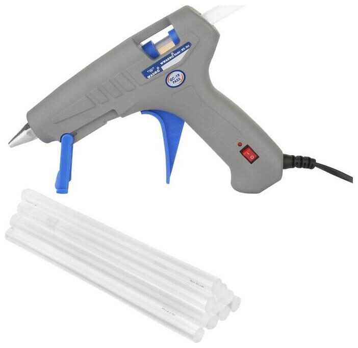 W WADRO - 100 W Fiber Hot Melt Glue Gun Electronic PTC Heating Technology for DIY Craft Work (GREY)(10 Glue Sticks FREE)
W WADRO - 100 W Fiber Hot Melt Glue Gun Electronic PTC Heating Technology for DIY Craft Work (GREY)(10 Glue Sticks FREE)