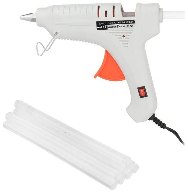 W WADRO - 100 W Fiber Hot Melt Glue Gun Electronic PTC Heating Technology for DIY Craft Work (ASSORTED)(8 Glue Sticks FREE)
W WADRO - 100 W Fiber Hot Melt Glue Gun Electronic PTC Heating Technology for DIY Craft Work (ASSORTED)(8 Glue Sticks FREE)