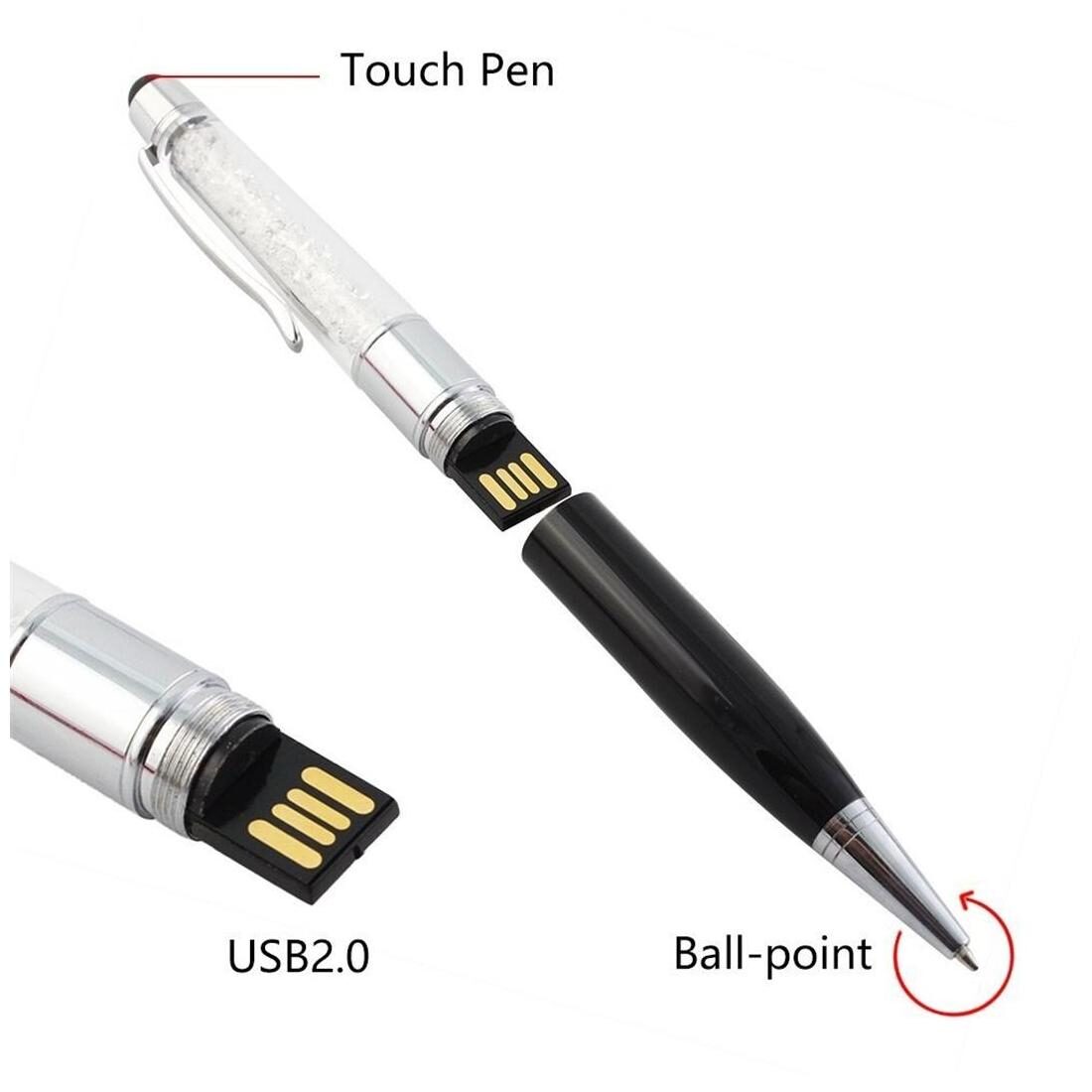 nexShop Diamond Crystal Stylus Touch Screen Metal PenStyle USB 16 GB USB 2 0 Pendrive ( Multi )
nexShop Diamond Crystal Stylus Touch Screen Metal PenStyle USB 16 GB USB 2 0 Pendrive ( Multi )
