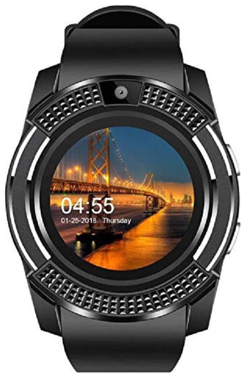 Adlynlife MV8N Bluetooth Smart Watch Touchscreen Smart Wrist Watch Smartwatch Phone Fitness Tracker with SIM SD Card Camera Pedometer Compatible iOS iPhone Android for Men Women Boys Girls (Black)
Adlynlife MV8N Bluetooth Smart Watch Touchscreen Smart Wrist Watch Smartwatch Phone Fitness Tracker with SIM SD Card Camera Pedometer Compatible iOS iPhone Android for Men Women Boys Girls (Black)
