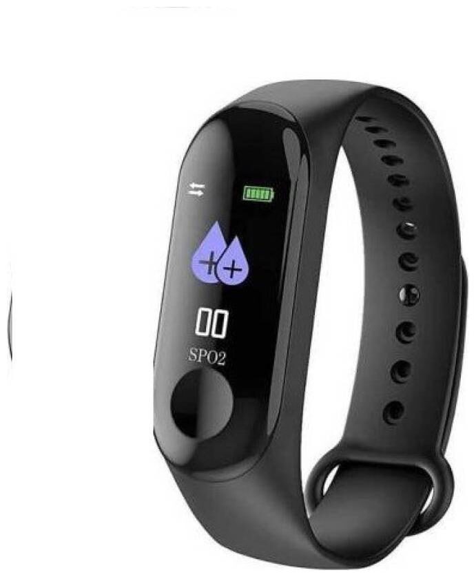 AFRODIVE OLED Curved Display Waterproof Heart Rate Blood Pressure Sensor M3 Fitness Band for mi (Black Strap Size free)
AFRODIVE OLED Curved Display Waterproof Heart Rate Blood Pressure Sensor M3 Fitness Band for mi (Black Strap Size free)