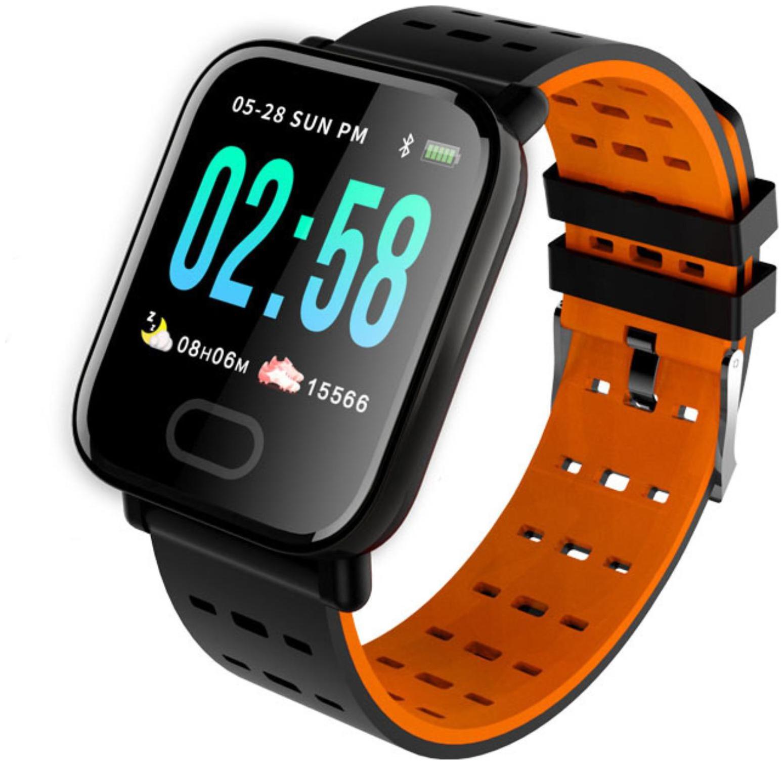 CHG A6 IP67 Waterproof Smart Watch A6 Heart Rate Blood Pressure Monitor Pedometer IP67 Waterproof Smartwatch for Android iOS Phone (A6 Orange)
CHG A6 IP67 Waterproof Smart Watch A6 Heart Rate Blood Pressure Monitor Pedometer IP67 Waterproof Smartwatch for Android iOS Phone (A6 Orange)