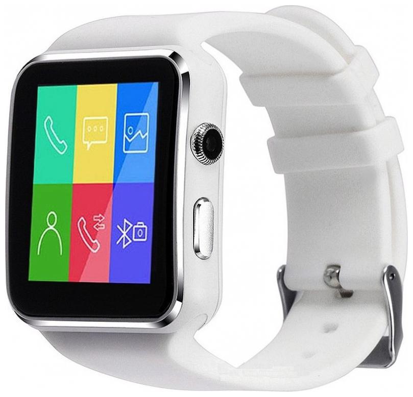 Crystal Digital x6 Bluetooth Smartwatch With Camera Sim Card SD Card Support for All Devices (White)
Crystal Digital x6 Bluetooth Smartwatch With Camera Sim Card SD Card Support for All Devices (White)