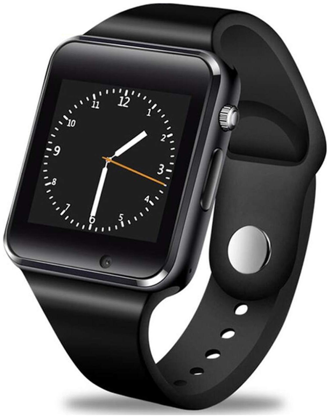 Crystal Digital A1 Bluetooth 4G Touch Screen Watch with Camera Sim Card SD Card Slot Fitness Activity Feature for All Smartphone Device (Black)
Crystal Digital A1 Bluetooth 4G Touch Screen Watch with Camera Sim Card SD Card Slot Fitness Activity Feature for All Smartphone Device (Black)