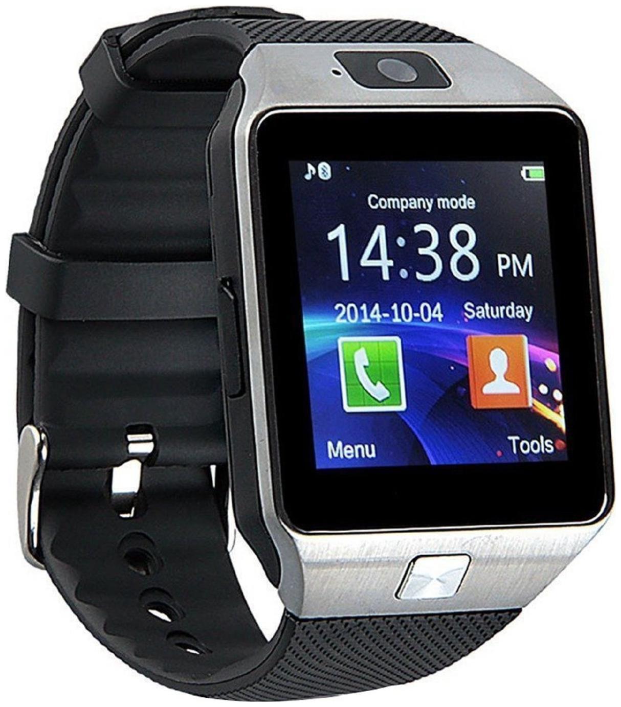 Crystal Digital DZ09 Bluetooth Smart Watch with Camera and Sim Card Support with Apps Like Facebook and Whatsapp for All 3G 4G (Silver)
Crystal Digital DZ09 Bluetooth Smart Watch with Camera and Sim Card Support with Apps Like Facebook and Whatsapp for All 3G 4G (Silver)