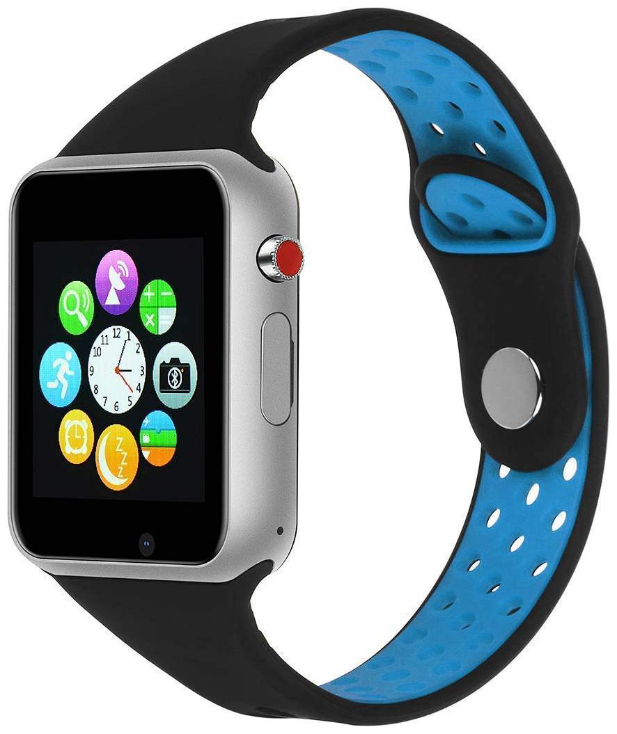 CHG Samsung Galaxy C9 Pro Compatible Stylish Bluetooth M3 Smart Watch Pedometer Smart Health Speaker Microphone (Blue)
CHG Samsung Galaxy C9 Pro Compatible Stylish Bluetooth M3 Smart Watch Pedometer Smart Health Speaker Microphone (Blue)