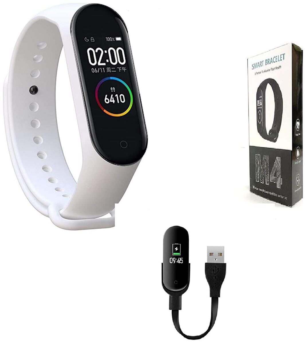 Crystal Digital M4 Bluetooth Fitness Smart Health Band Smart Fitness Band with Call Whatsapp Alert Stop Watch Pedometer for Men Women Boys Girls
Crystal Digital M4 Bluetooth Fitness Smart Health Band Smart Fitness Band with Call Whatsapp Alert Stop Watch Pedometer for Men Women Boys Girls