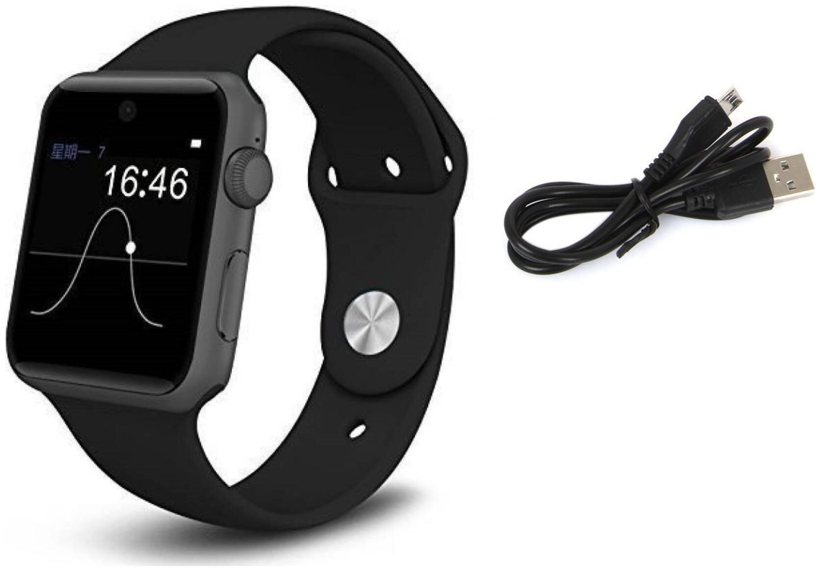 TSV A1 Bluetooth 4G Touch Screen Watch with Camera Sim Card SD Card Slot Fitness Activity Feature for All Smartphone Device (Black)
TSV A1 Bluetooth 4G Touch Screen Watch with Camera Sim Card SD Card Slot Fitness Activity Feature for All Smartphone Device (Black)