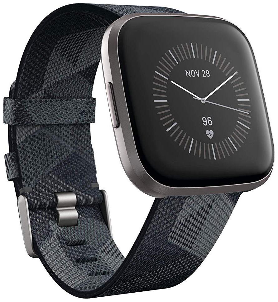 Fitbit Versa 2 Special Edition Health Fitness Smartwatch with Heart Rate Music Alexa Built-in Sleep Swim Tracking Smoke Woven
Fitbit Versa 2 Special Edition Health Fitness Smartwatch with Heart Rate Music Alexa Built-in Sleep Swim Tracking Smoke Woven