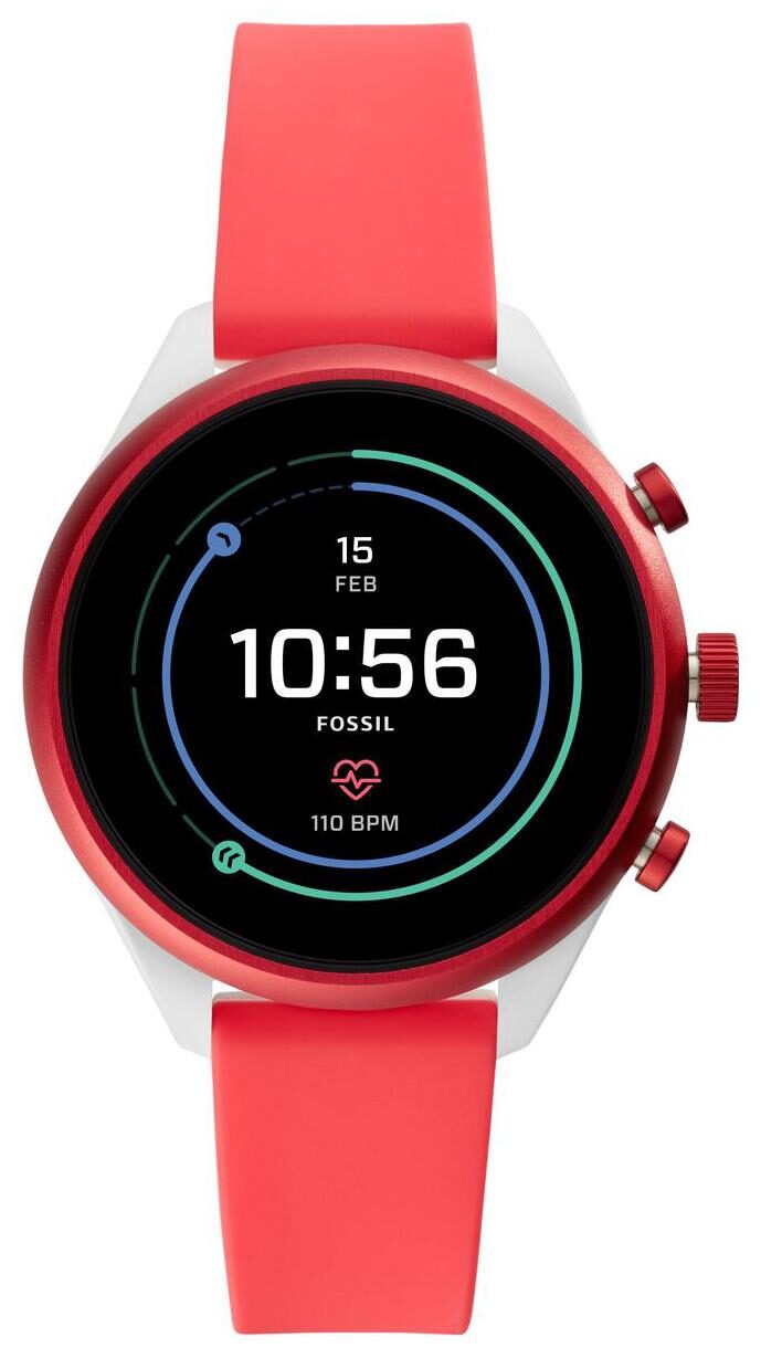 Fossil Women Sport Metal and Silicone Touchscreen Smartwatch with Heart Rate GPS NFC and Smartphone Notifications (Model Id FTW4027)
Fossil Women Sport Metal and Silicone Touchscreen Smartwatch with Heart Rate GPS NFC and Smartphone Notifications (Model Id FTW4027)