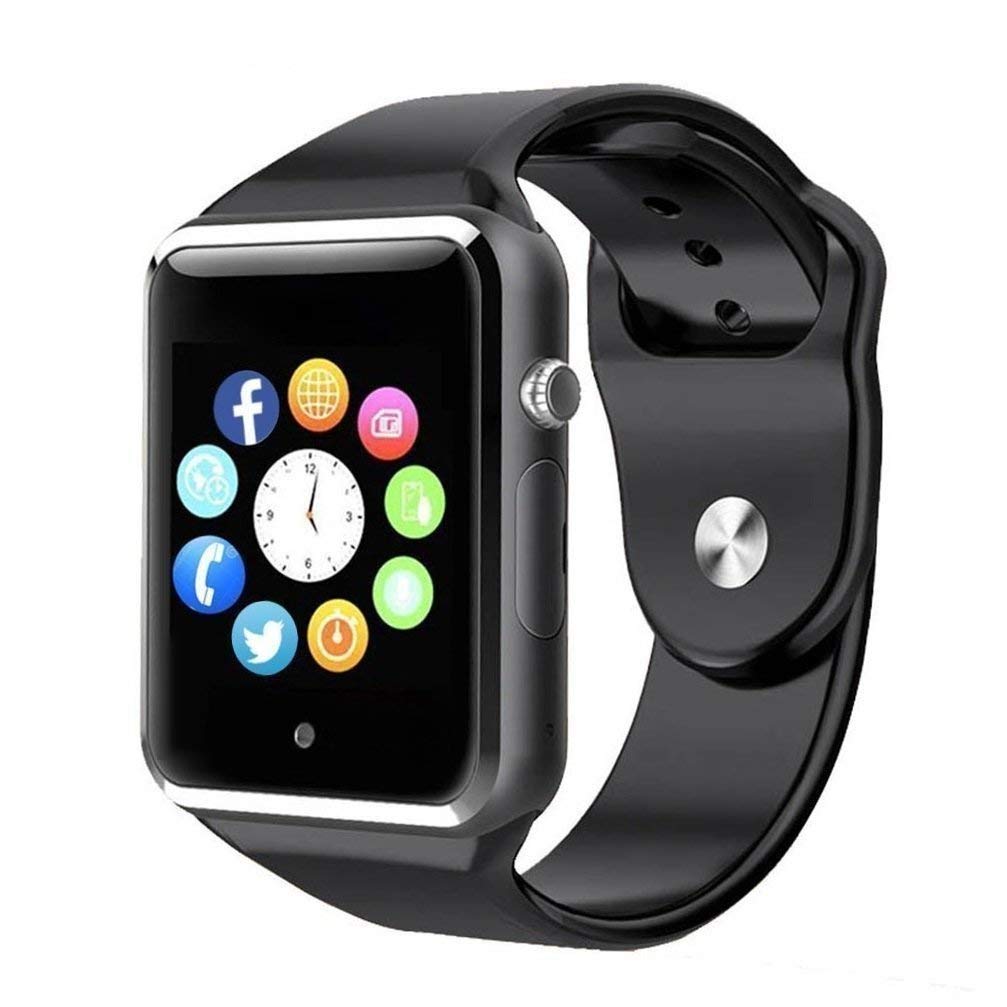 Hadwin A5C Bluetooth Smart Watch Touchscreen Smart Wrist Watch Smartwatch Phone Fitness Tracker with SIM SD Card Camera Pedometer Compatible iOS iPhone Android for Men Women Boys Girls (Black)
Hadwin A5C Bluetooth Smart Watch Touchscreen Smart Wrist Watch Smartwatch Phone Fitness Tracker with SIM SD Card Camera Pedometer Compatible iOS iPhone Android for Men Women Boys Girls (Black)