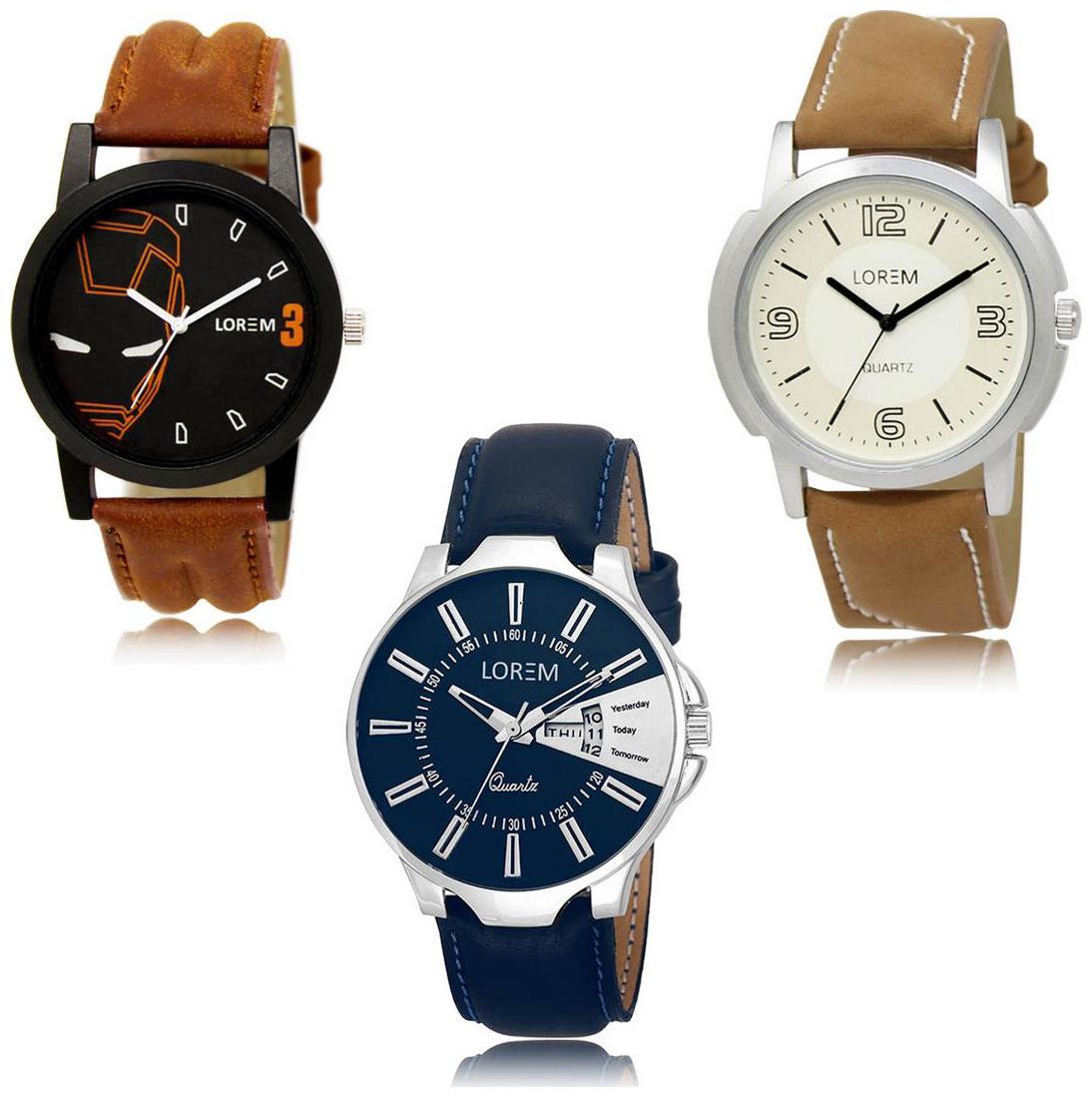 LOREM LK-04-16-23 Day Date Function New Stylish Precious Design Pack of 3 Men watches
LOREM LK-04-16-23 Day Date Function New Stylish Precious Design Pack of 3 Men watches