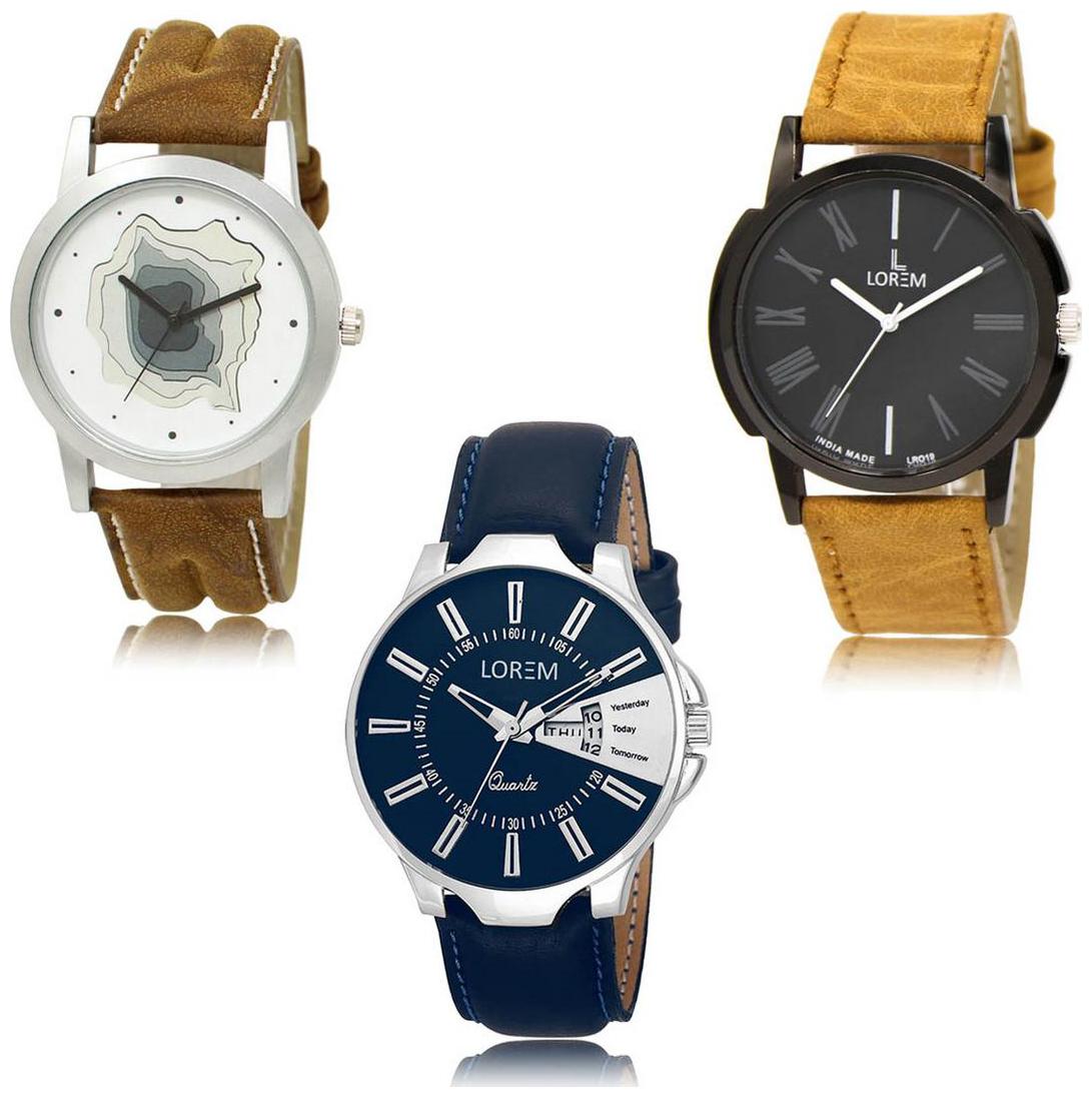 LOREM LK-09-19-23 Day Date Function New Stylish Precious Design Pack of 3 Men watches
LOREM LK-09-19-23 Day Date Function New Stylish Precious Design Pack of 3 Men watches