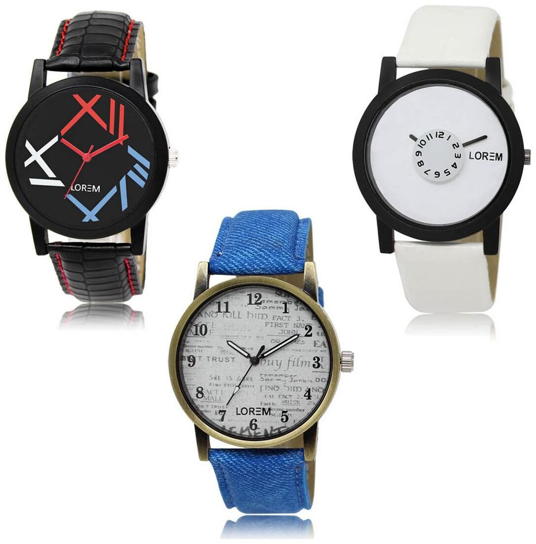 LOREM LK-12-26-28 Multi Color New Stylish Precious Design Pack of 3
LOREM LK-12-26-28 Multi Color New Stylish Precious Design Pack of 3