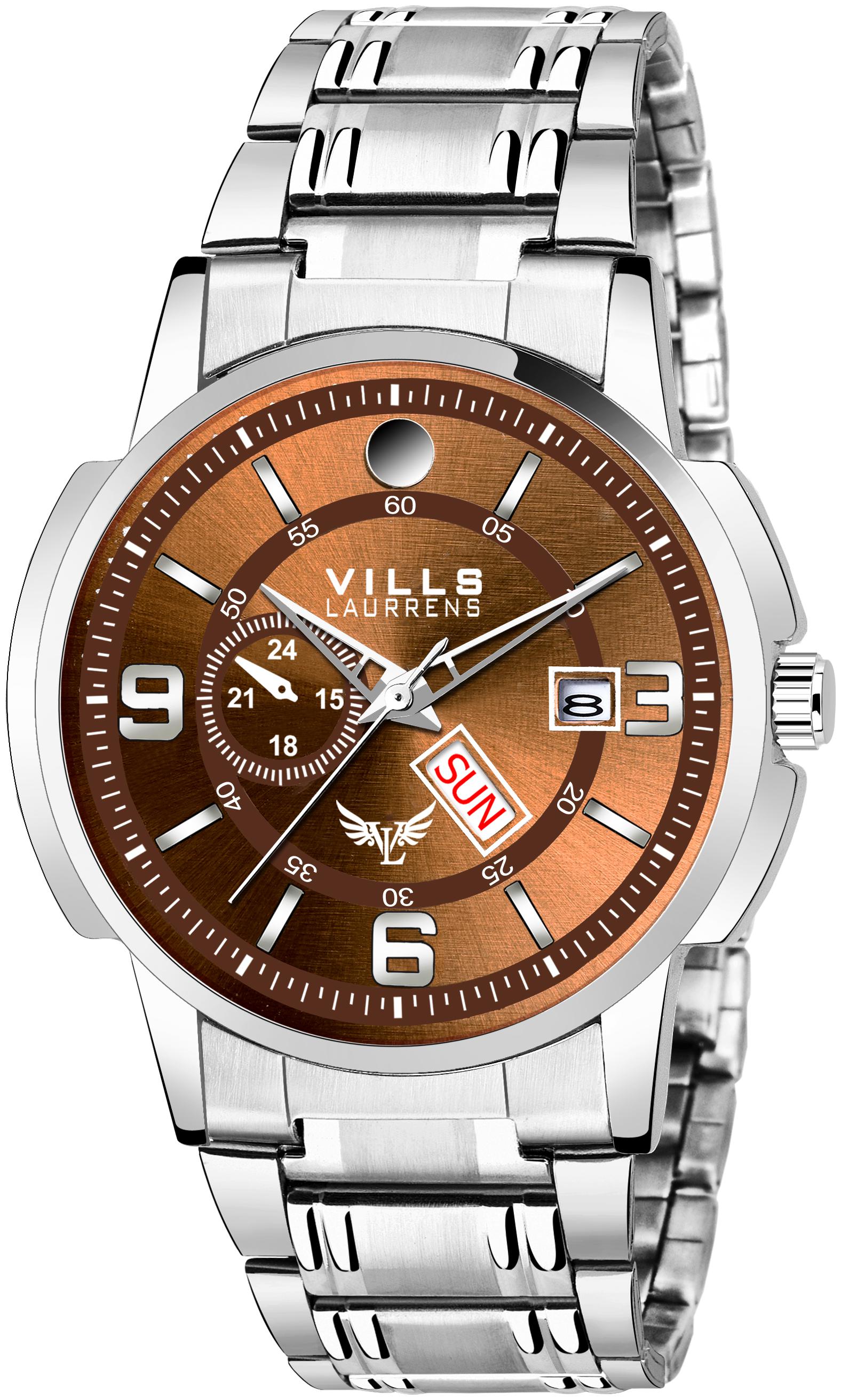 Vills Laurrens VL-1191 Addictive Brown Day and Date Dial Analogue Watch for Men and Boys
Vills Laurrens VL-1191 Addictive Brown Day and Date Dial Analogue Watch for Men and Boys
