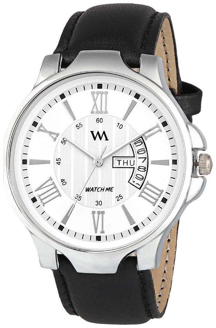 Watch Me Day Date Series White Analog Leather Quartz Watch for Men and Boys with Working Day Date DDWM-002bys
Watch Me Day Date Series White Analog Leather Quartz Watch for Men and Boys with Working Day Date DDWM-002bys