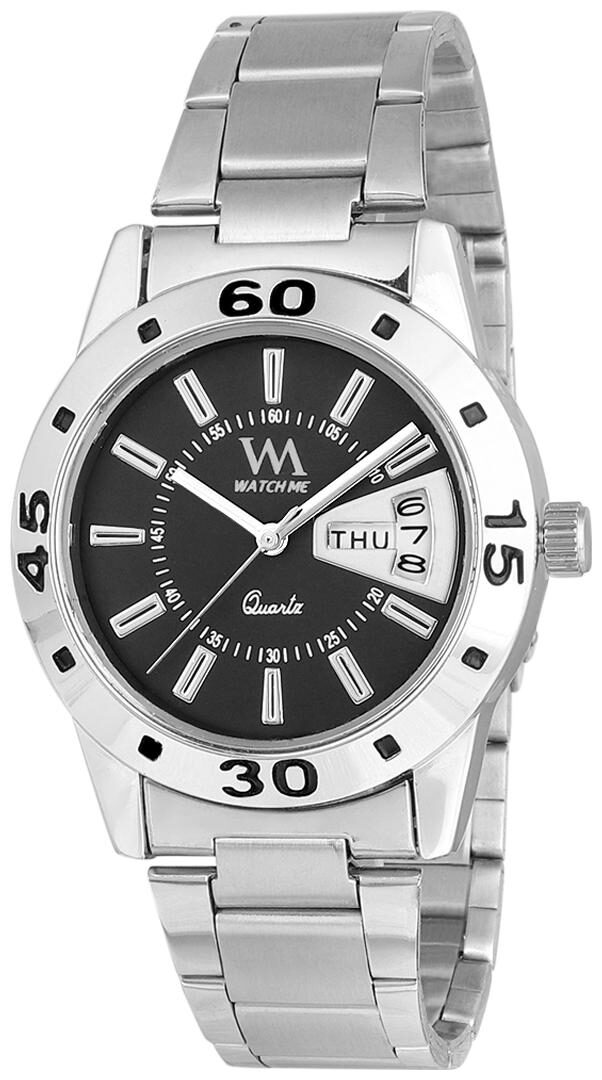 Watch Me Day Date Series Black Analog Stainless Steel Quartz Watch for Women and Girls with Working Day Date DDWM-009-WOM-BKbys
Watch Me Day Date Series Black Analog Stainless Steel Quartz Watch for Women and Girls with Working Day Date DDWM-009-WOM-BKbys