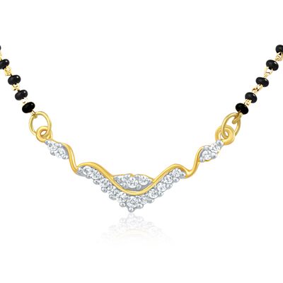 Mahi Daily wear fashion Mangalsutra Pendant of brass alloy with CZ for Women PS1191438G
Mahi Daily wear fashion Mangalsutra Pendant of brass alloy with CZ for Women PS1191438G
