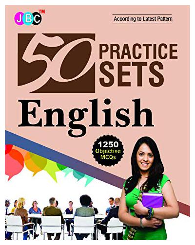 

50 Practice Sets English 1250 Objective MCQs