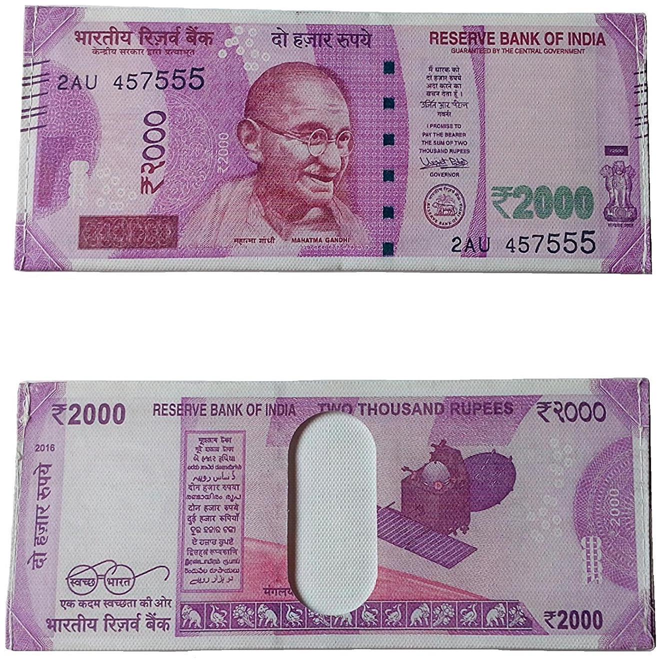 

2000 rupees note wallet pink colour