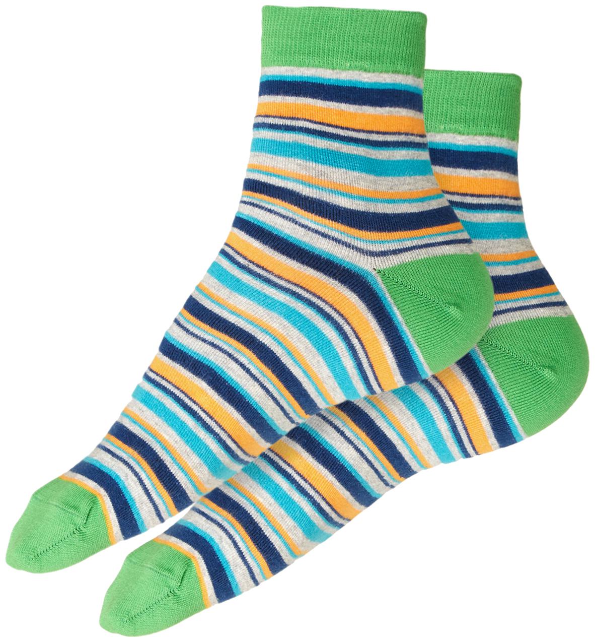 

2BMe Multi Cotton Crew length socks ( Pack of 2 )