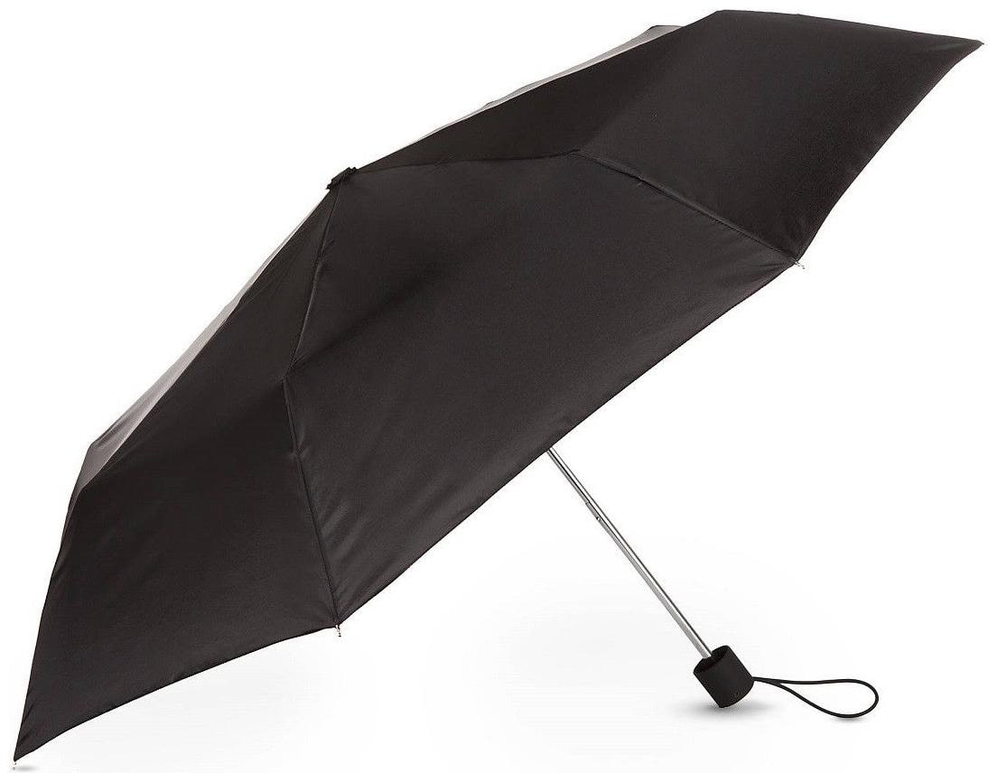 

MARKETON Unisex Nylon Black Umbrella ( 3 fold Pack of 1 )