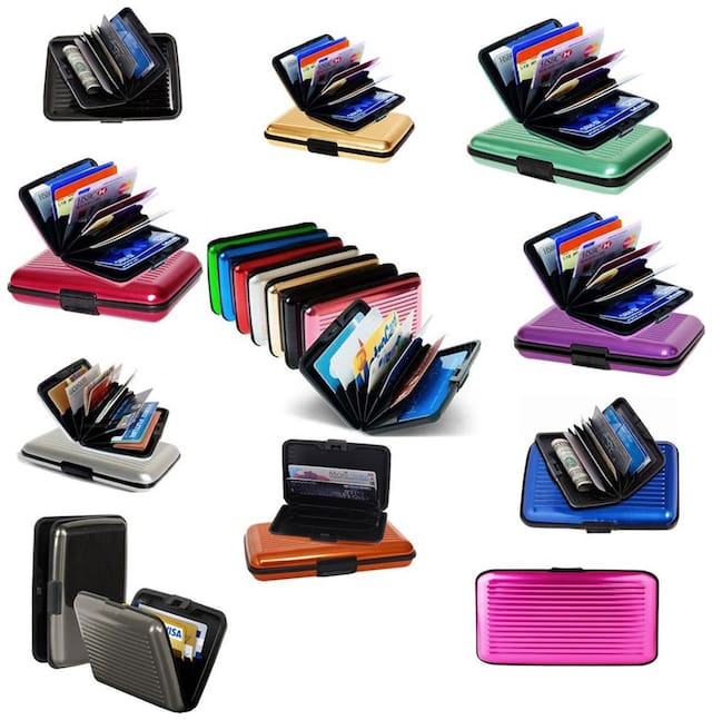 Aadishwar Creation Multicolor Aluminium Card Holder - Set of 11 (Set Of 10)