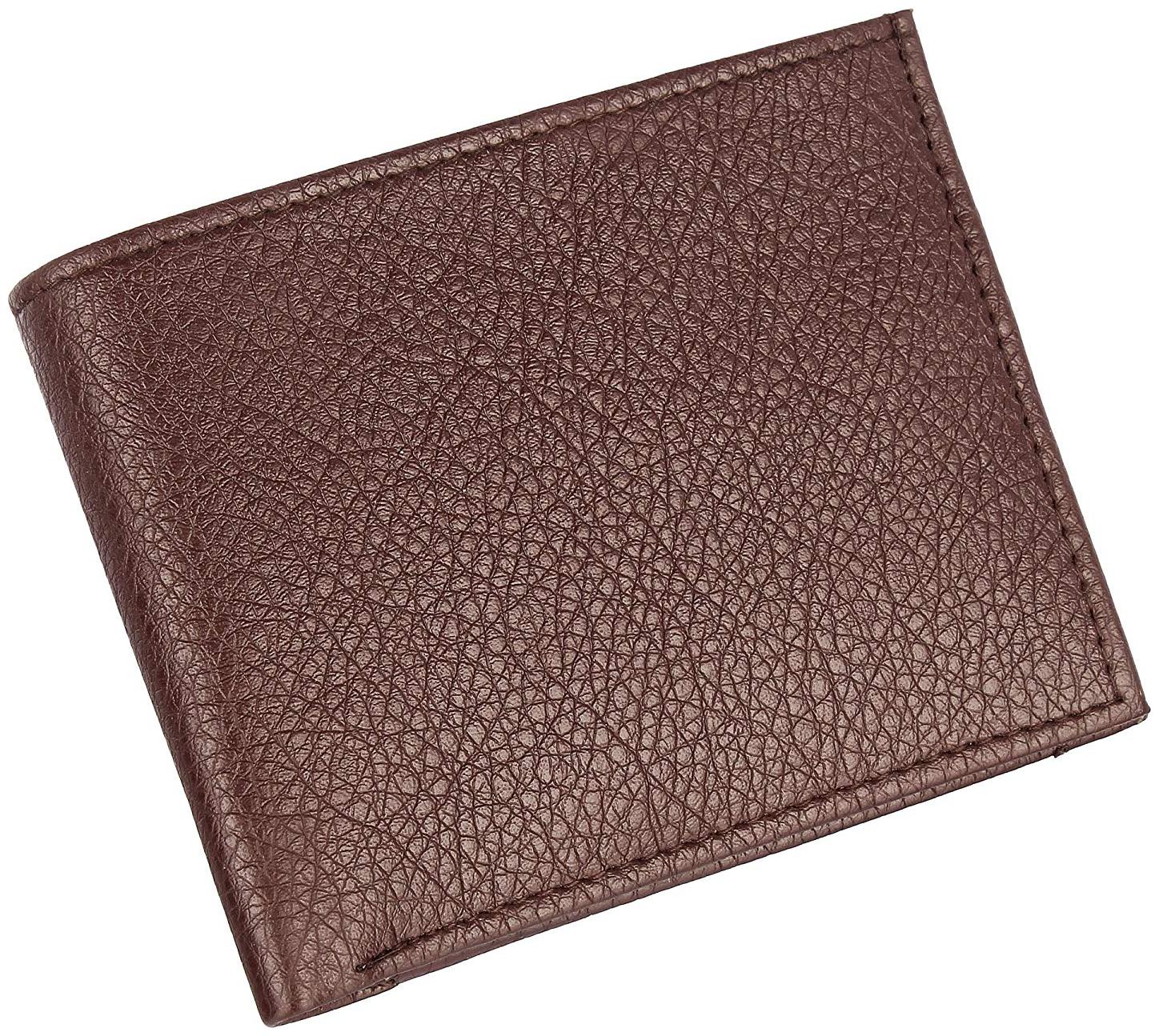 

AAR BEE WORLD Men Brown Leather Bi-Fold Wallet ( Pack of 1 )