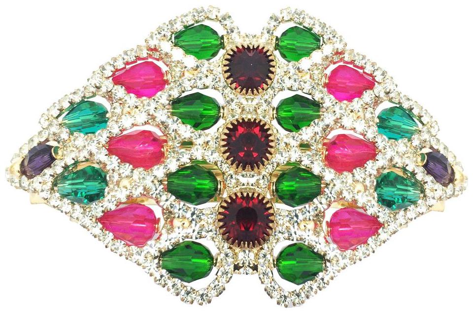 

Accessher designer Single Line studded back Hair Clips Barrette hair accessories for Women