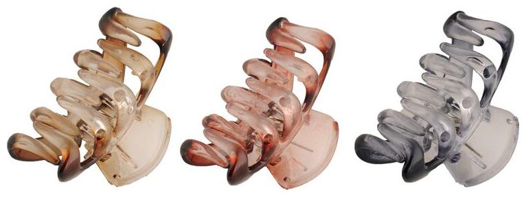 

AccessHer Multi Color Acrylic Material Stone Butterfly clip For Women