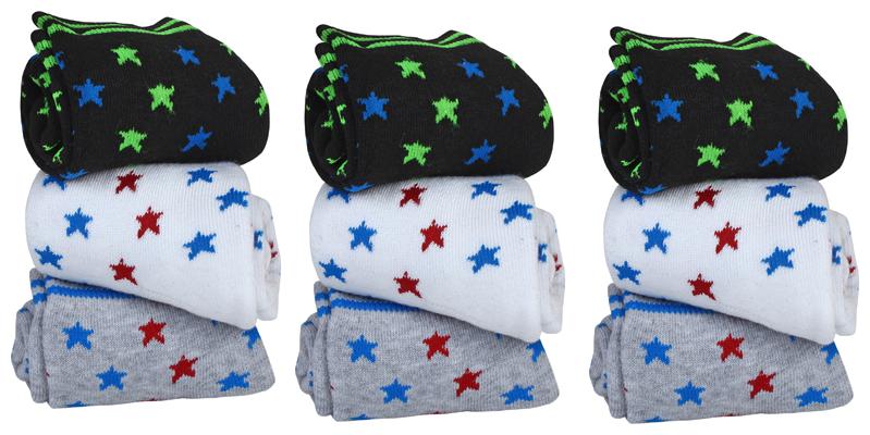 

Ace N King Soft Cotton Ankle Length Socks - 9 Pairs