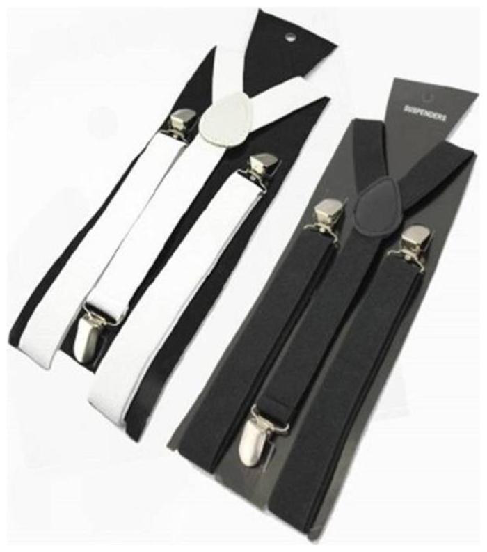 

Adjustable strech Y-back Suspender For Man Pack of 2 Multicolor