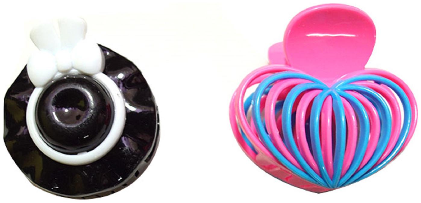 

ADR 2 Pics Multi design with Multi Color Combo Clutchers For Women Girls (Random Design)