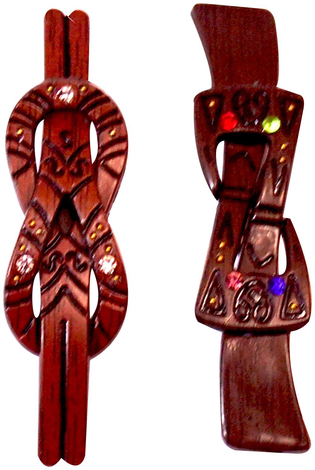 

ADR Combo of 2 Wooden fancy clutcher for women and girls