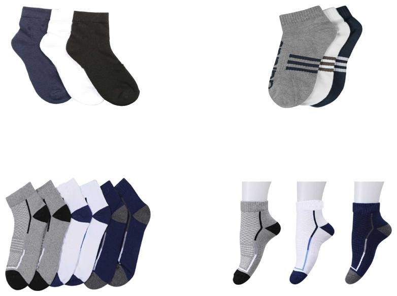 

Air Sports Ankle Length Socks ( Pack Of 12 )