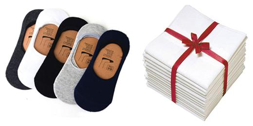 

Air Sports Combo of 5 Loafer Socks and 12 White Handkerchiefs