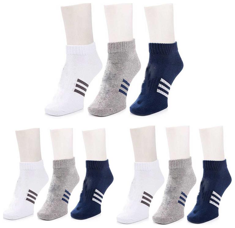 

Air Sports Designer ankle Length Socks ( Pack Of 9)