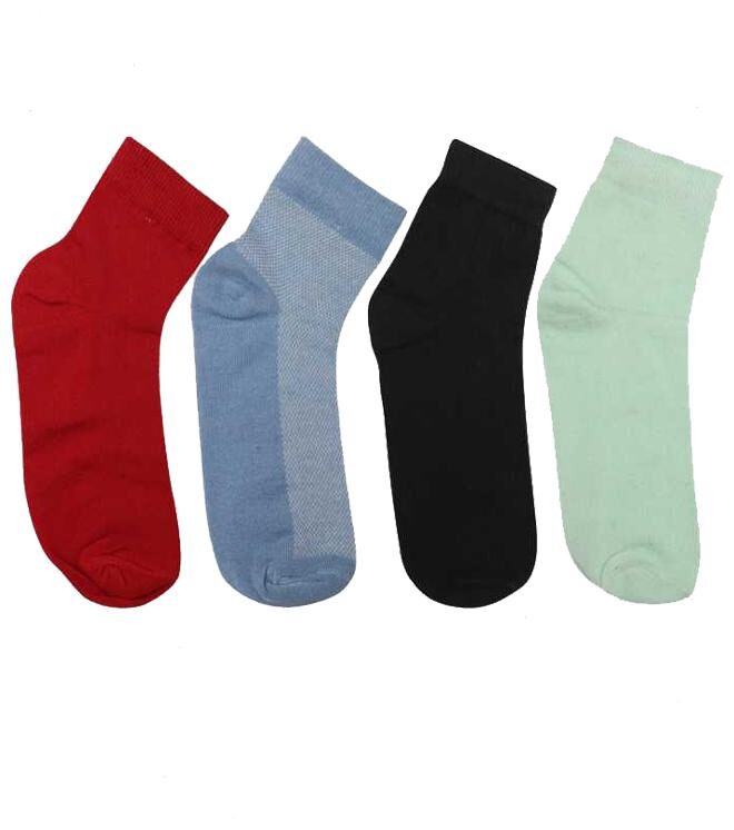 

Air Sports Women Solid Ankle Length Socks (Pack of 4)