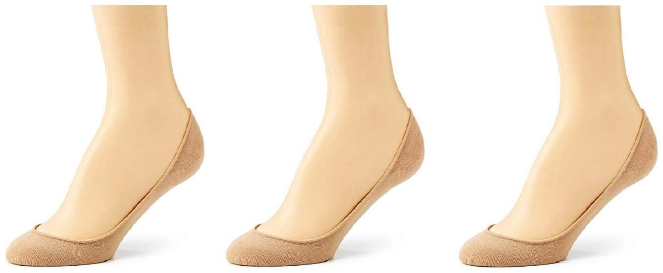 

Air Sports Women s Cotton Hidden Loafer Socks ladies Invisible No Show Liners -Pack of 3